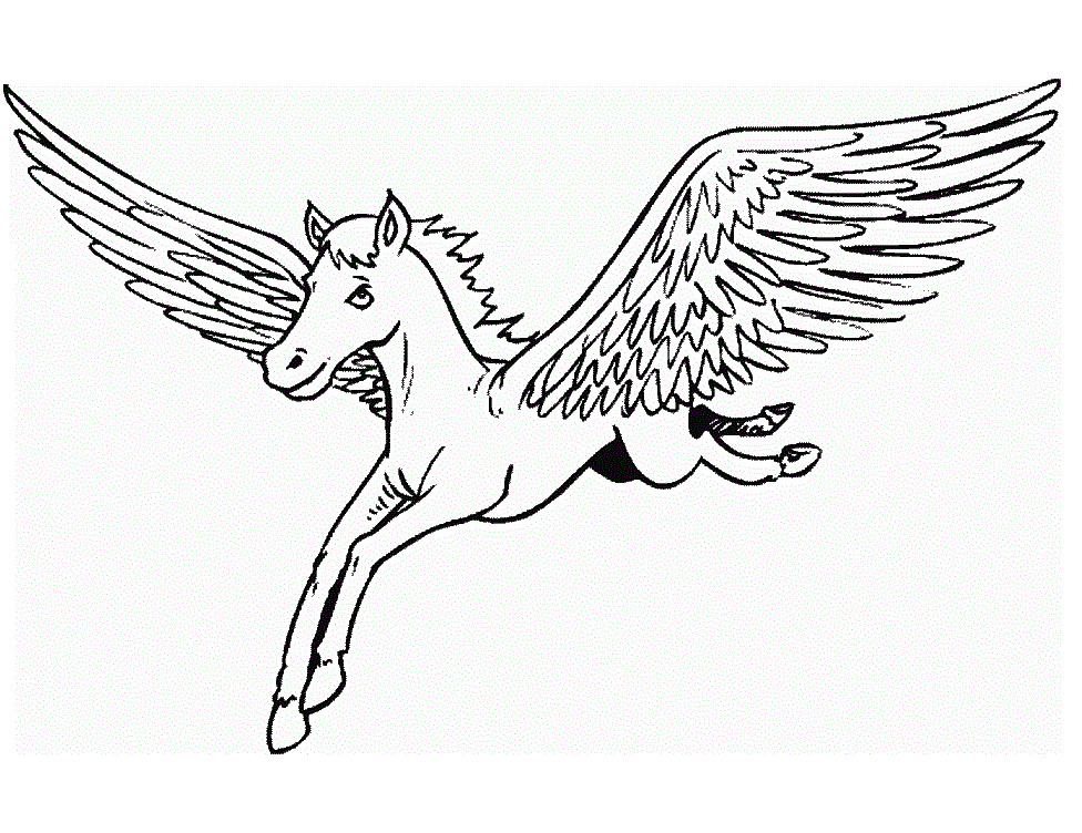 Pegasus Coloring Pages
 Free Printable Pegasus Coloring Pages For Kids