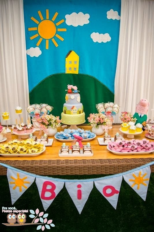 Best ideas about Peppa Pig Birthday Decorations
. Save or Pin Peppa Pig Third Birthday Party – Little Wish Parties Now.