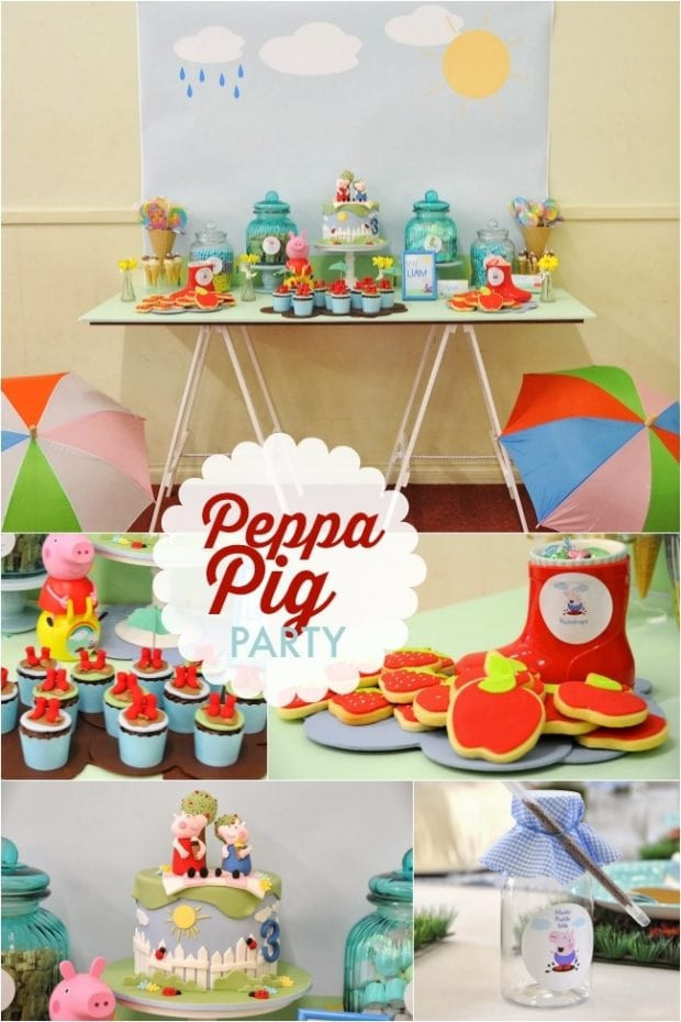 Best ideas about Peppa Pig Birthday Decorations
. Save or Pin Puddle Jumping Boy s Birthday Party Fun with Peppa Pig Now.