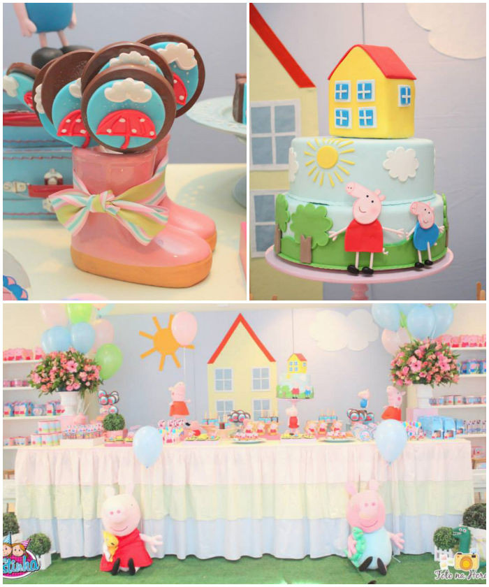 Best ideas about Peppa Pig Birthday Decorations
. Save or Pin Kara s Party Ideas Peppa Pig themed birthday party via Now.