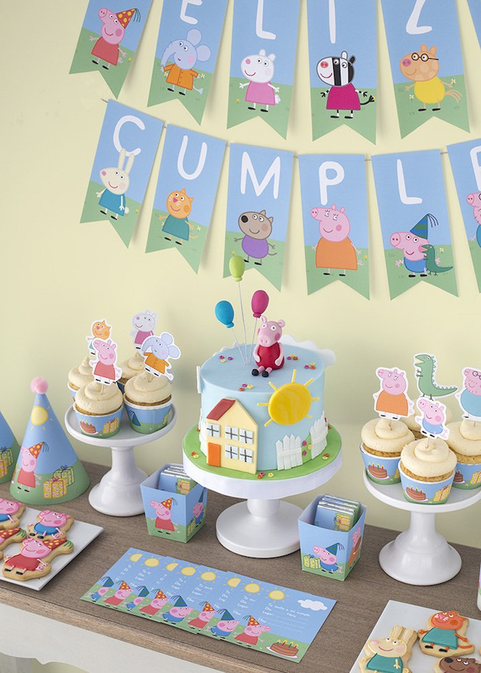 Best ideas about Peppa Pig Birthday Decorations
. Save or Pin Kara s Party Ideas Peppa & George Pig Birthday Party via Now.