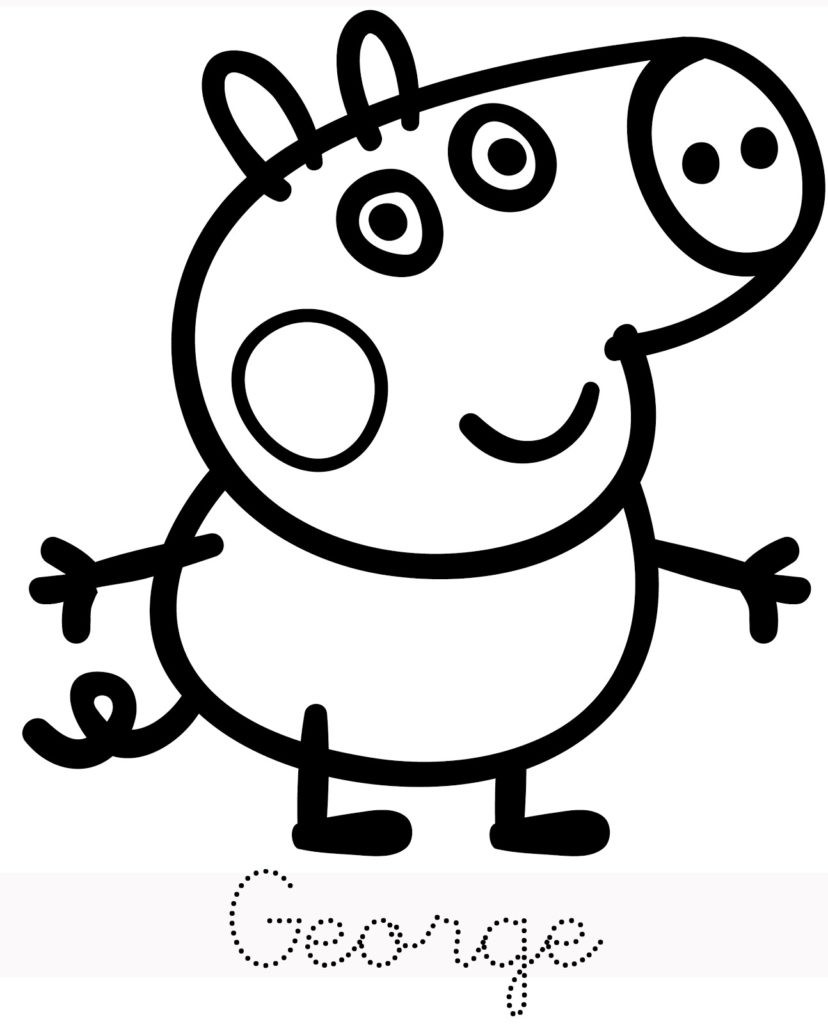 Peppa Pig Coloring Pages Pdf
 Coloring Pages Peppa Pig Colouring Pages To Print