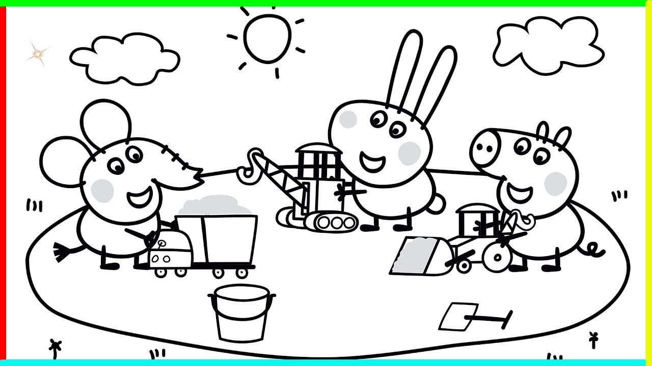 Peppa Pig Coloring Pages Pdf
 Peppa Pig Coloring Pages Printable Pdf The Art Jinni