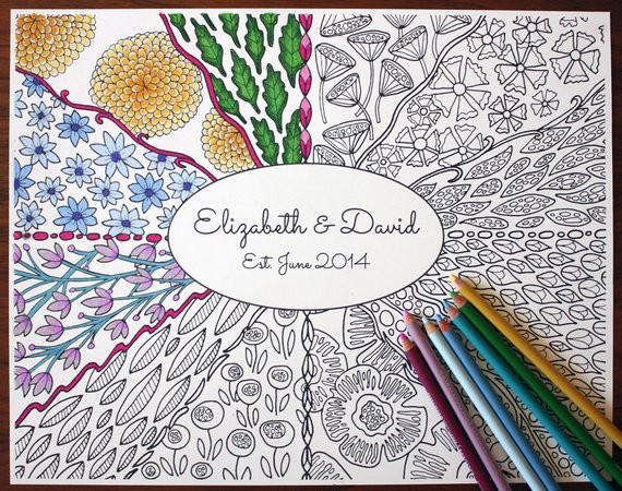 Personalized Adult Coloring Books
 Adult Coloring Poster Personalized Adult Coloring