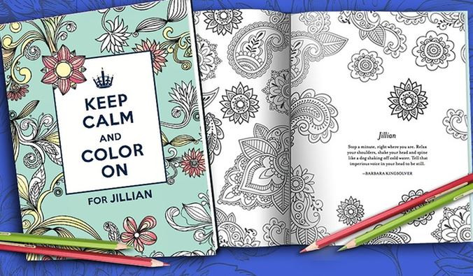 Personalized Adult Coloring Books
 Personalized Coloring Book for Adults $9 99 off