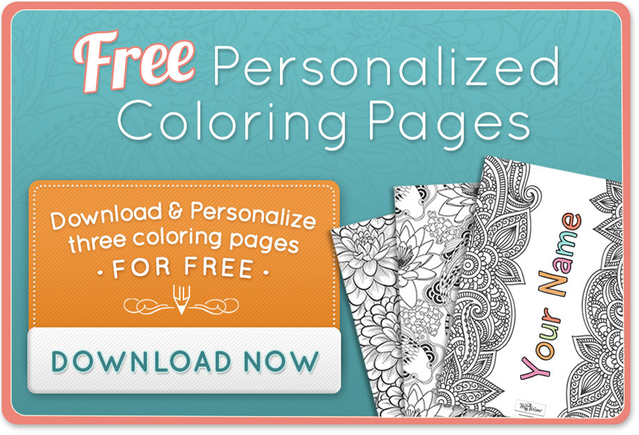 Personalized Adult Coloring Books
 Personalized Adult Coloring Books