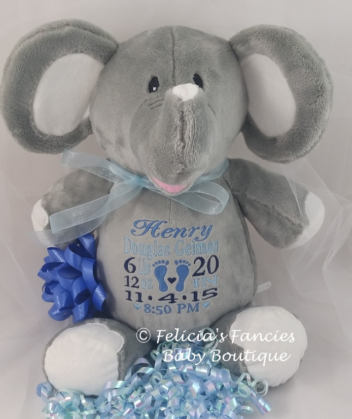 Personalized Baby Gift Ideas
 Baby Boy Unique Gifts Personalized Baby Elephant