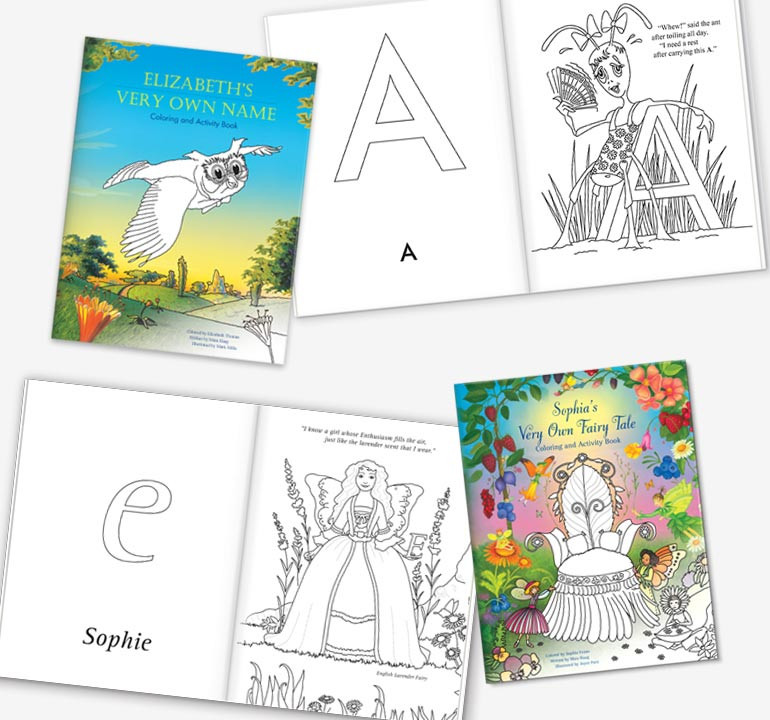 Personalized Coloring Books
 Personalized Books for Kids