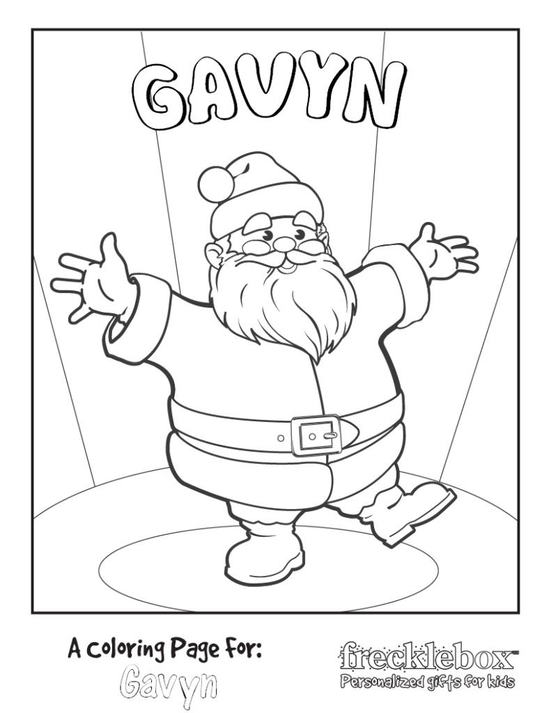 Personalized Coloring Pages
 Free Coloring Pages Free Personalized Christmas Printable