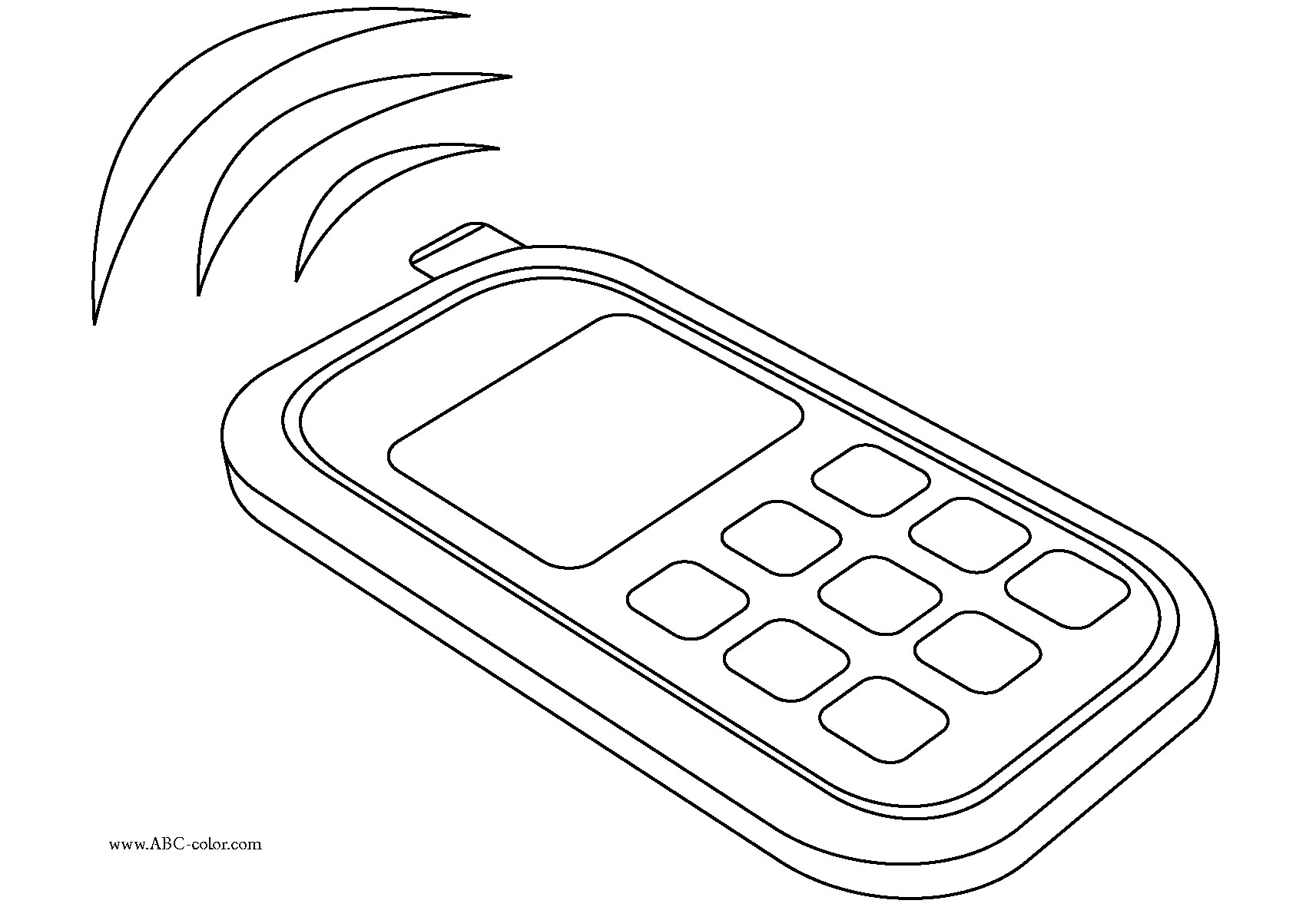 Phone Coloring Pages
 Cell Phone Coloring Pages Coloring Home