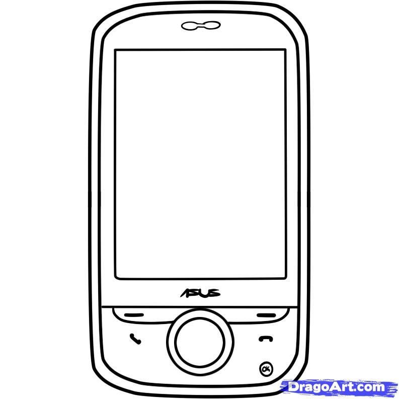 Phone Coloring Pages
 Cell Phone Coloring Pages Coloring Home