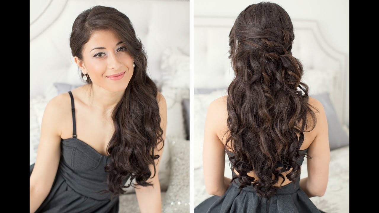 Picture Day Hairstyles For Curly Hair
 Valentine s Day Hair Tutorial