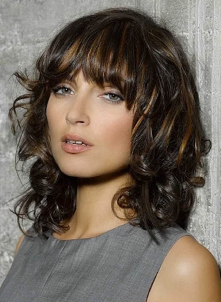 Pictures Of Medium Length Hairstyles
 25 Short Curly Hair With Bangs