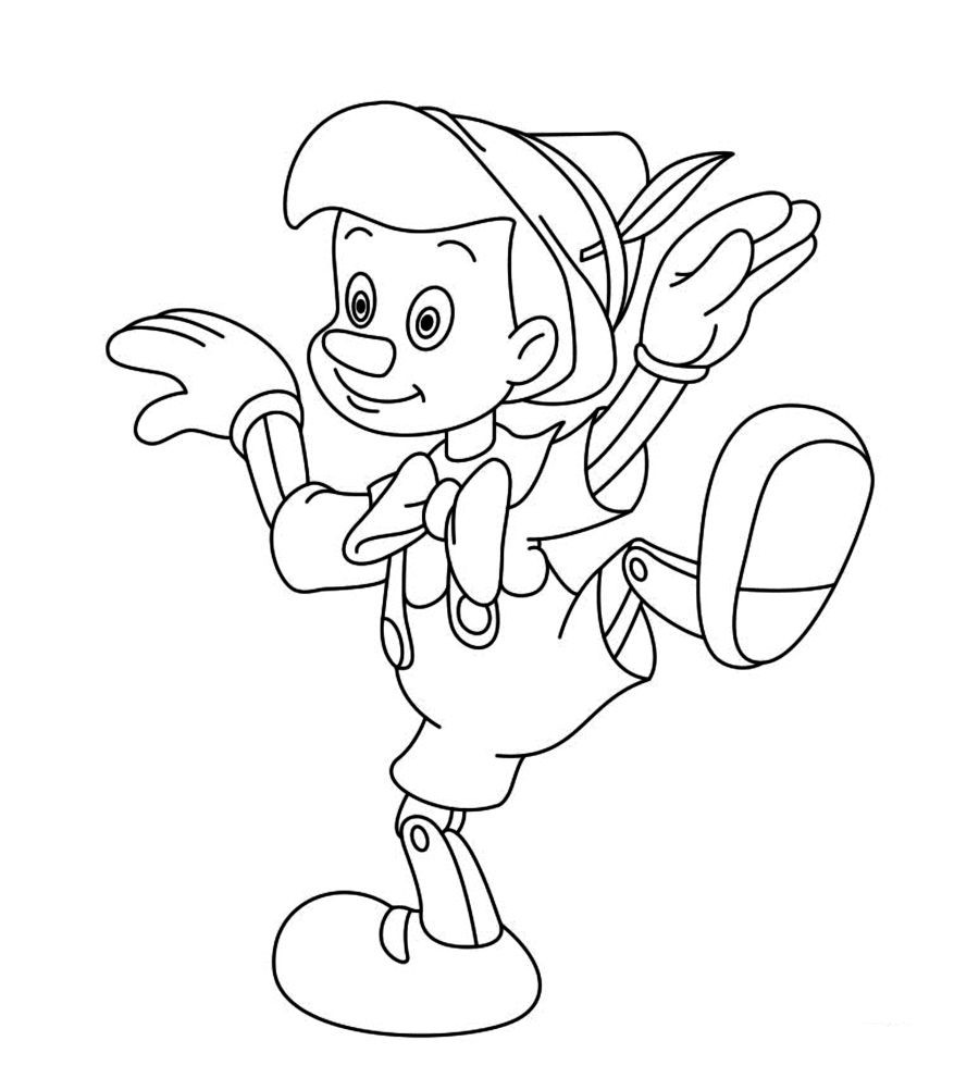 Pictures To Coloring Pages
 Pinocchio Coloring Pages Dibujos De Pinocho Para Colorear