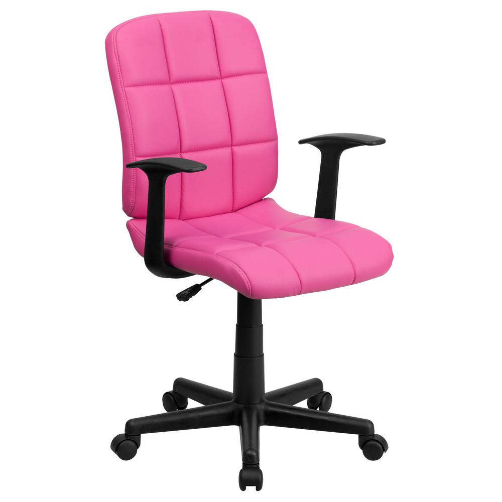Best ideas about Pink Office Chair
. Save or Pin Flash Furniture Mid Back Pink Quilted Vinyl Swivel Task Now.