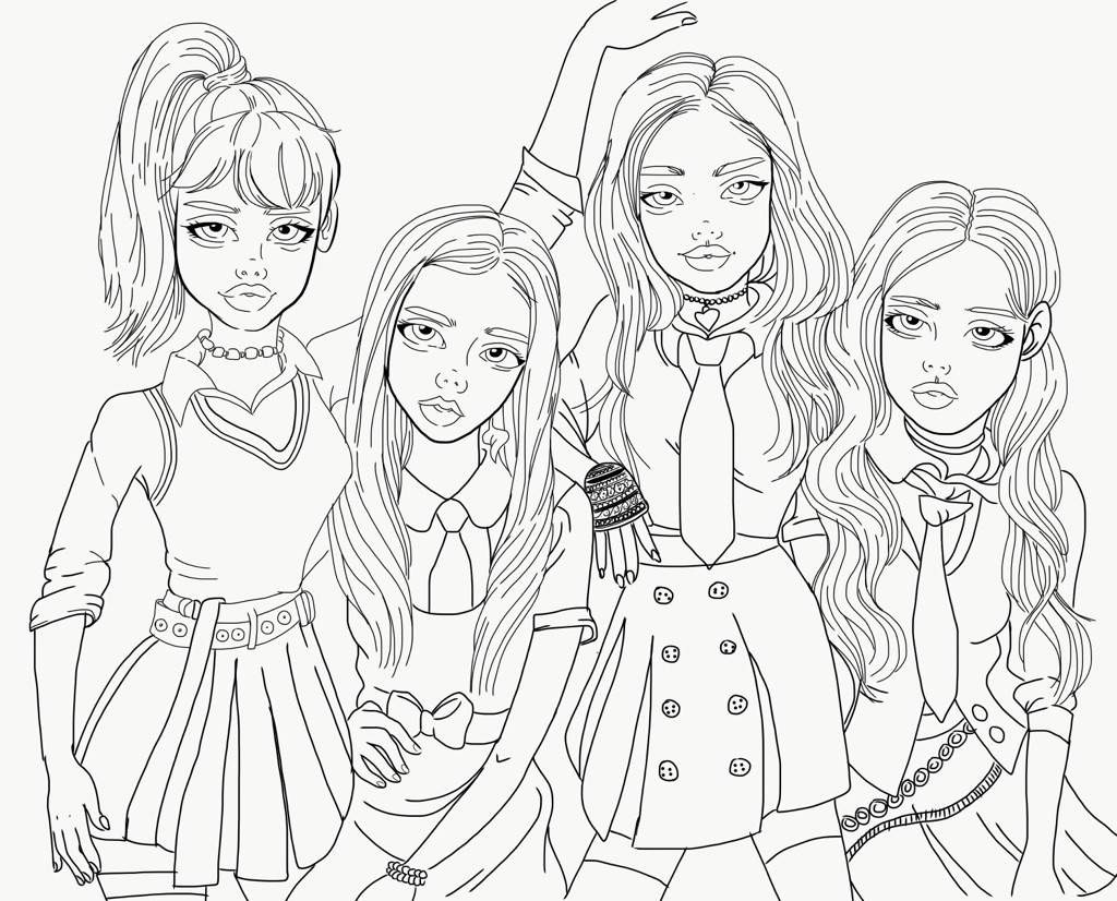Best ideas about Pink Out Coloring Pages For Teens
. Save or Pin BLACKPINK FANART Now.