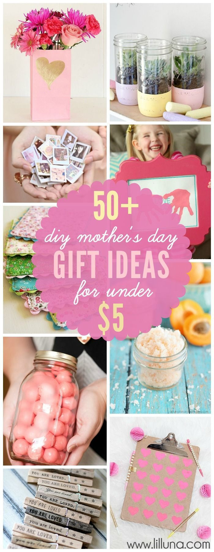 Pinterest Mothers Day Gift Ideas
 50 DIY Mother s Day Gift Ideas made for under $5