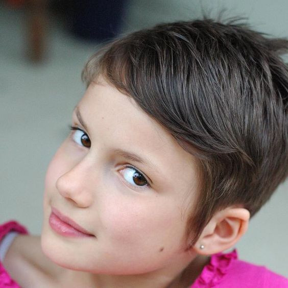 Pixie Haircuts For Little Girls
 Little girl with a short pixie cut Haircuts