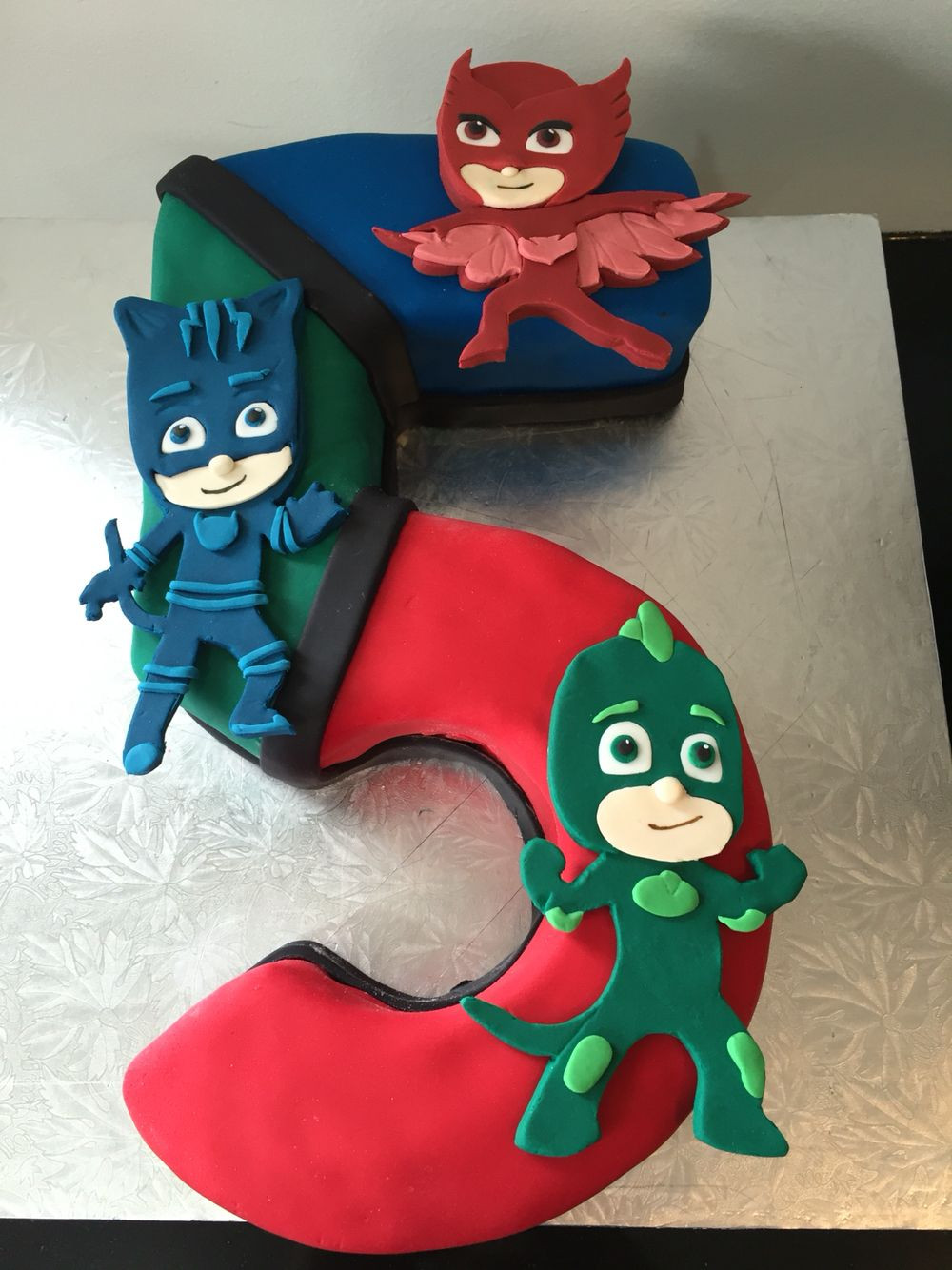 Pj Masks Birthday Cake Walmart
 PJ Masks cake Totally Caked Pinterest