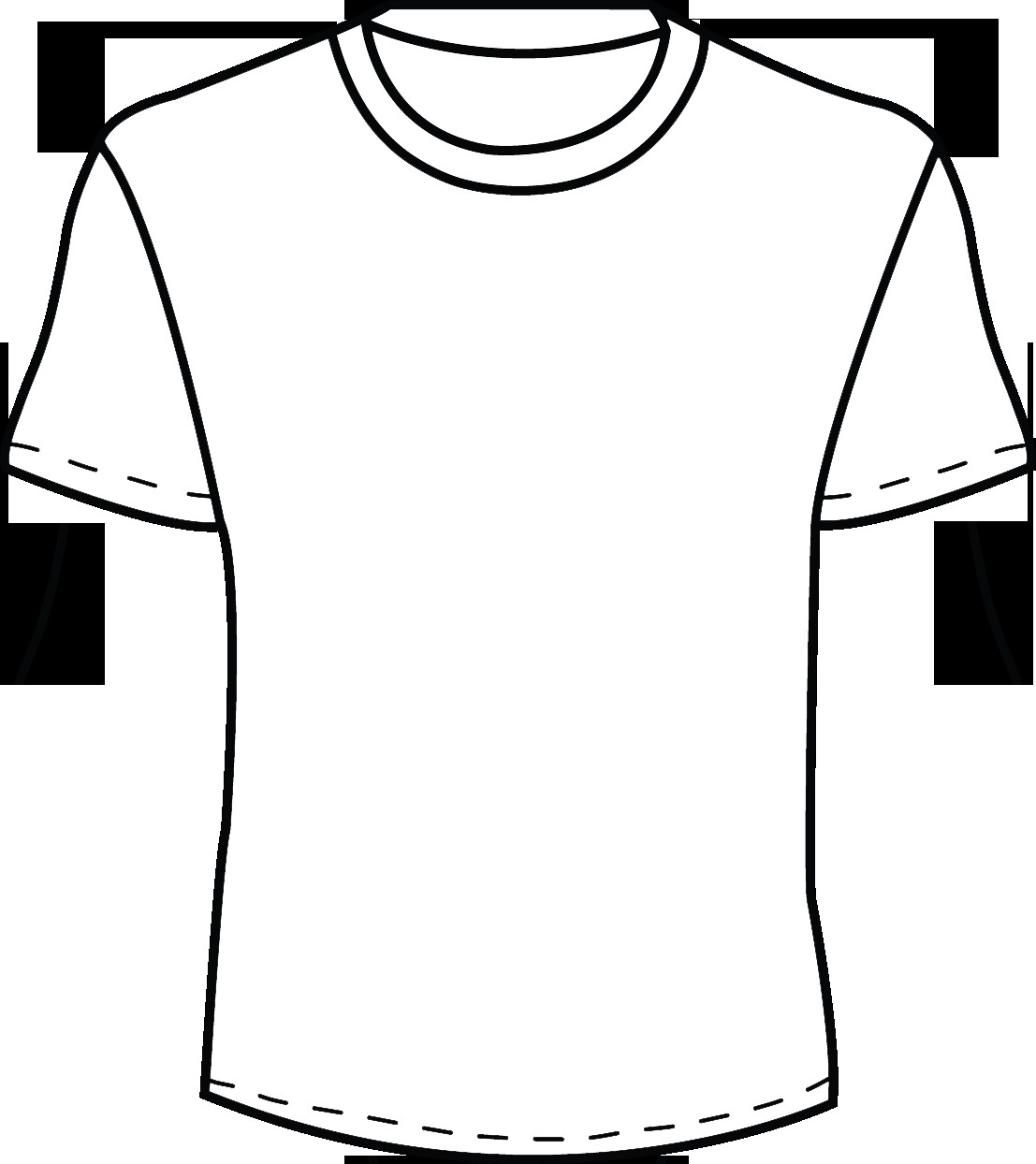 Plain Shirt Coloring Sheets For Girls
 13 White T Shirt Template Blank White T Shirt