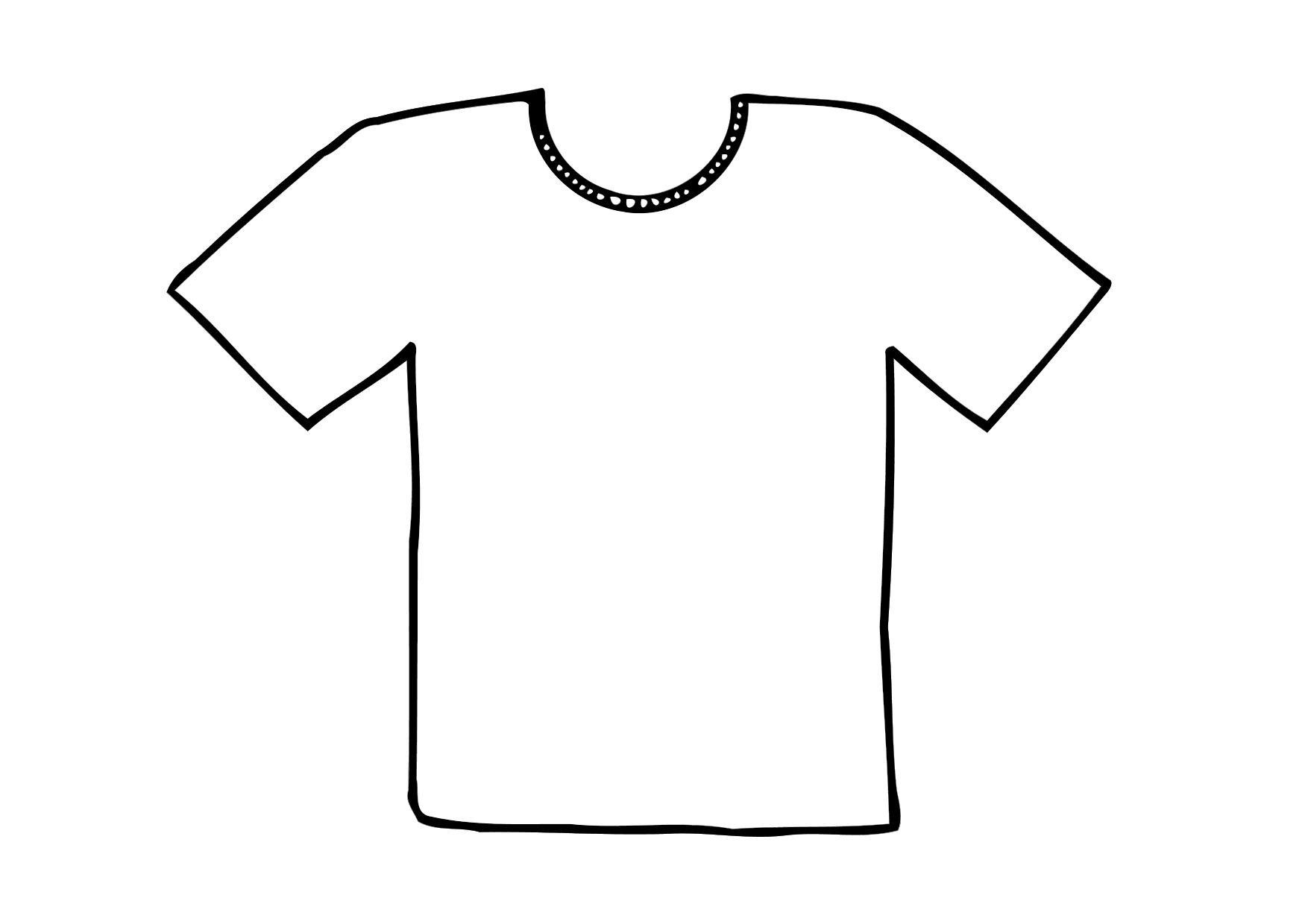 Plain Shirt Coloring Sheets For Girls
 T Shirt Coloring Page Coloring Home