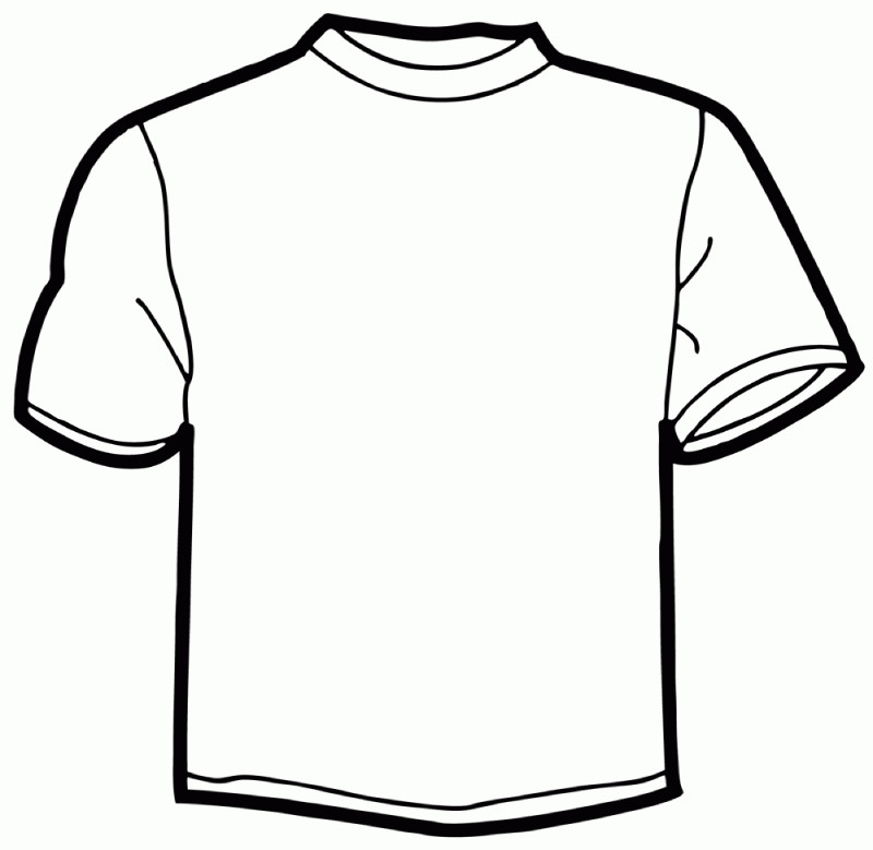 Plain Shirt Coloring Sheets For Girls
 T Shirt Coloring Page Coloring Home