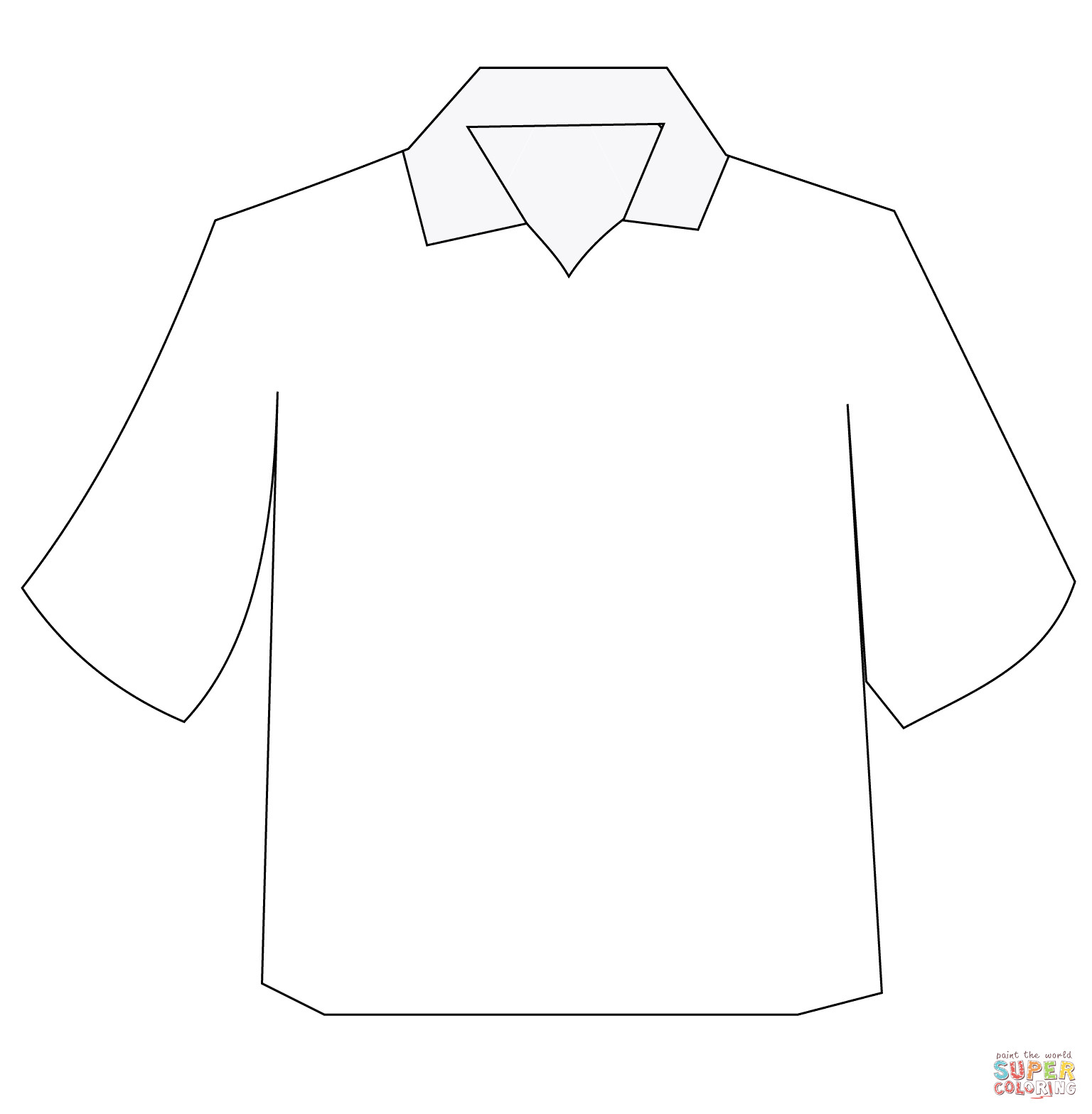 Plain Shirt Coloring Sheets For Girls
 Plain T Shirt Coloring Sheet Coloring Pages