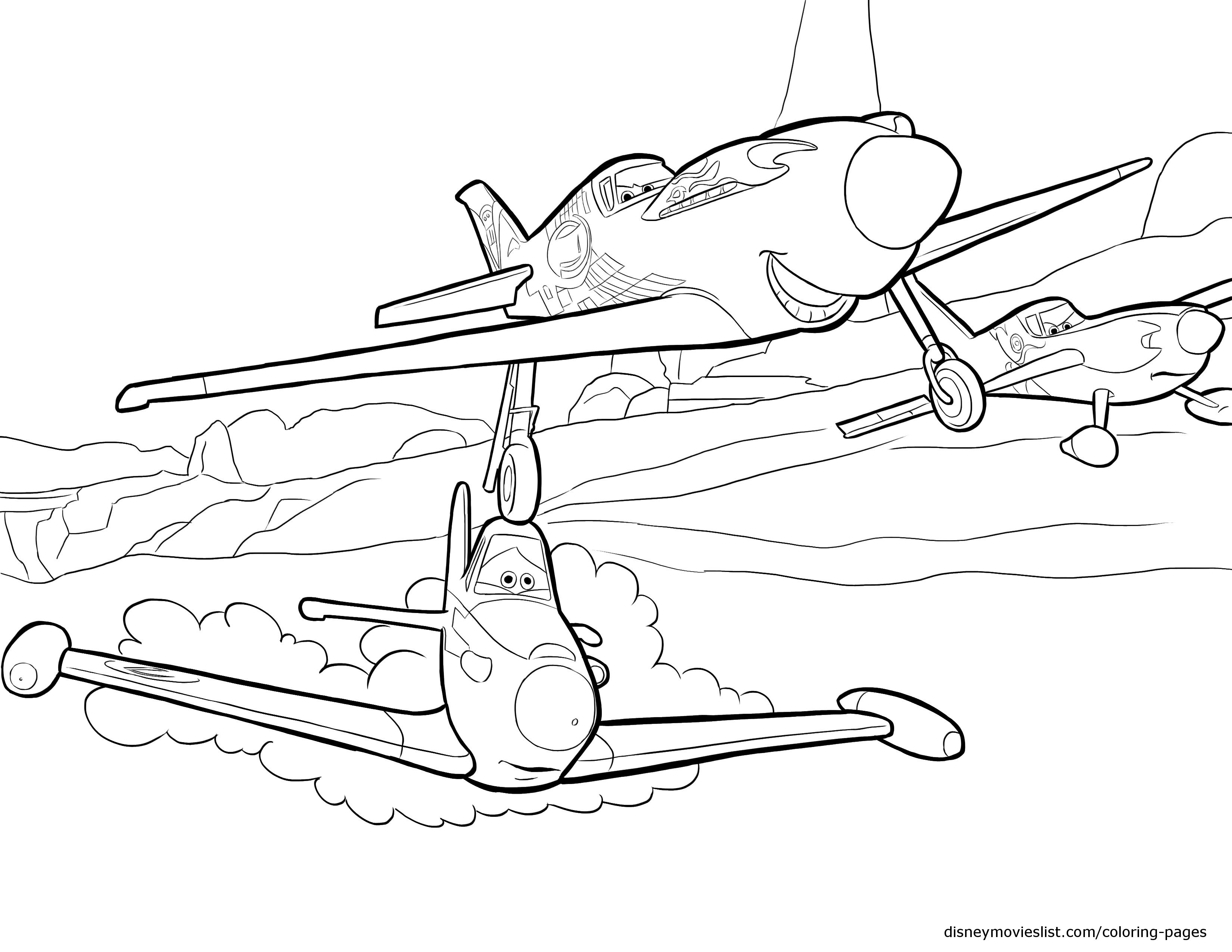Plane Coloring Pages
 Drawn aircraft coloring page Pencil and in color drawn