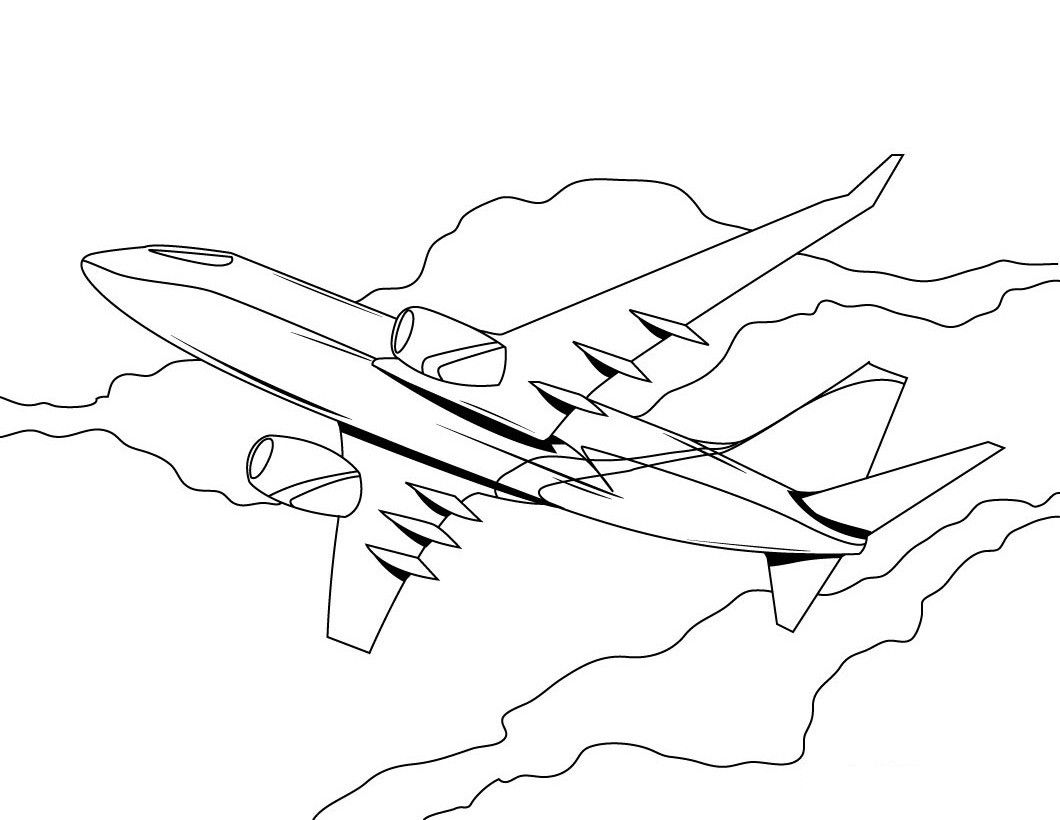 Plane Coloring Pages
 Free Printable Airplane Coloring Pages For Kids