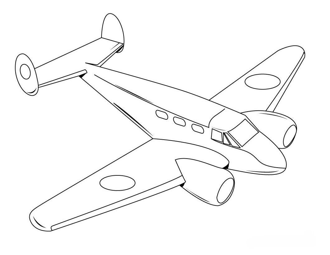 Plane Coloring Pages
 Free Printable Airplane Coloring Pages For Kids