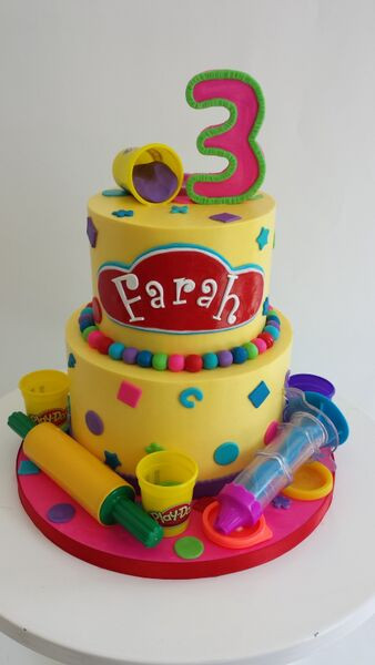 Play Doh Birthday Cake
 Birthday Cakes for Kids Fluffy Thoughts Cakes
