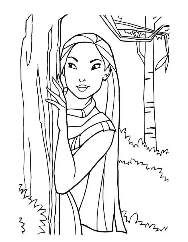 Pocahontas Coloring Pages
 Free Printable Pocahontas Coloring Pages For Kids