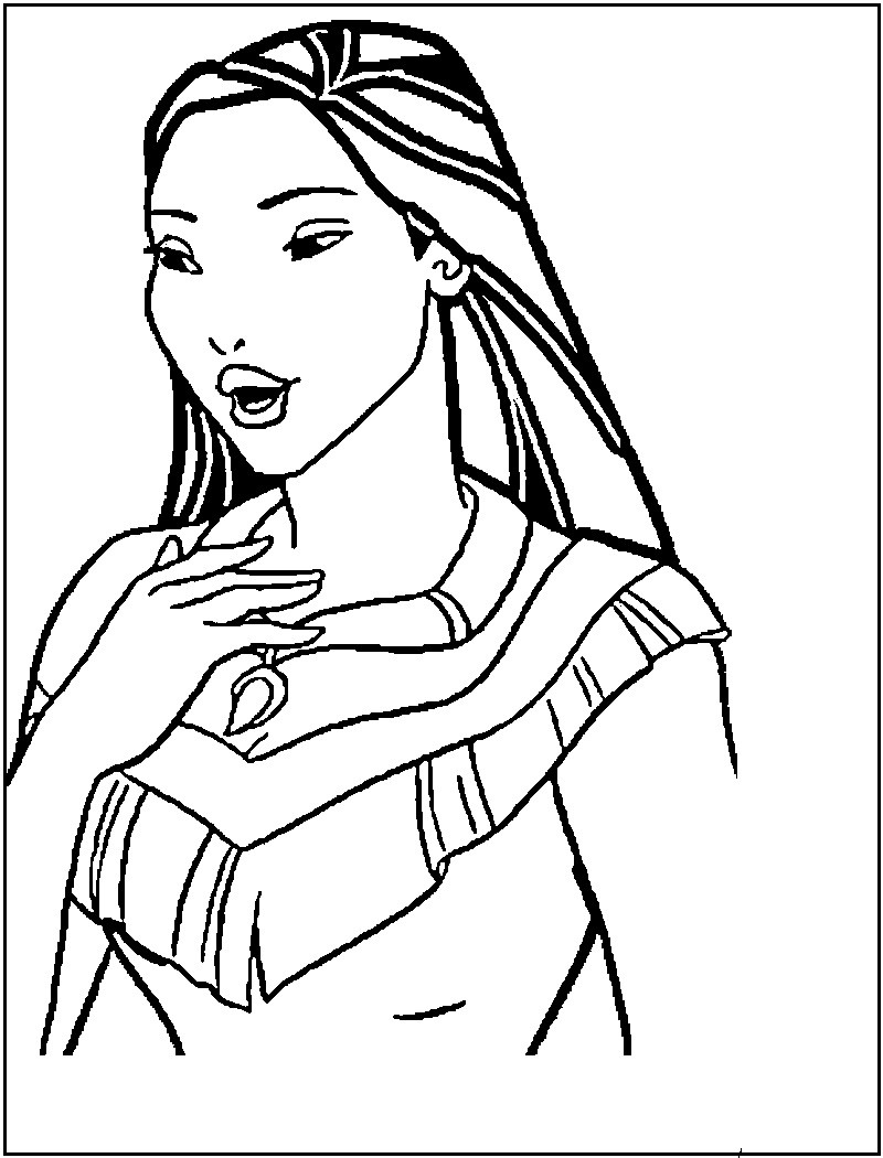 Pocahontas Coloring Pages
 Free Printable Pocahontas Coloring Pages For Kids