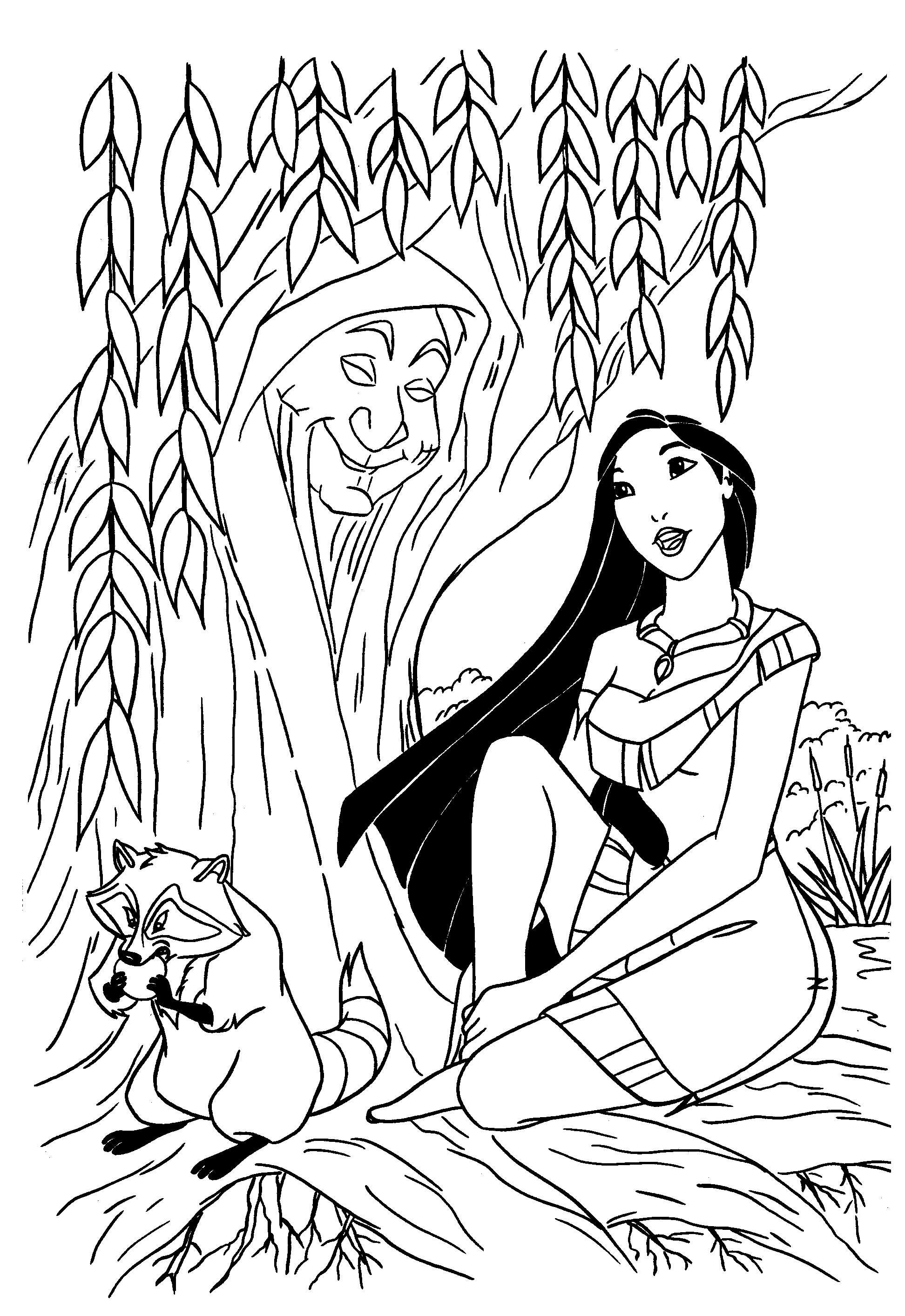 Pocahontas Coloring Pages
 Free Printable Pocahontas Coloring Pages For Kids