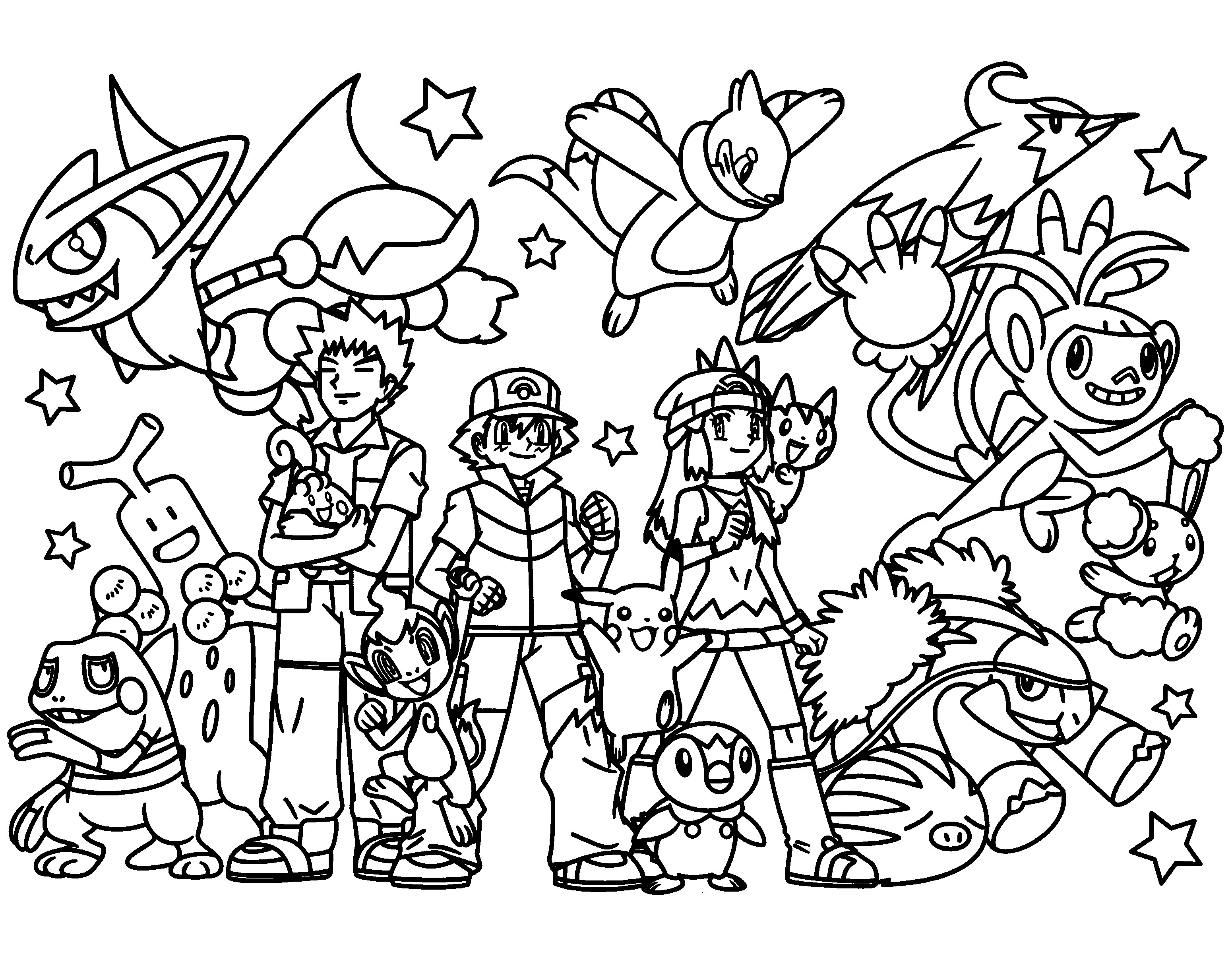 Pokeman Coloring Pages
 Pokemon Coloring Pages Join your favorite Pokemon on an