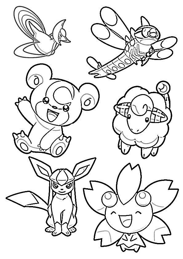 Pokemon Coloring Sheets For Girls
 Pokemon Coloring Pages