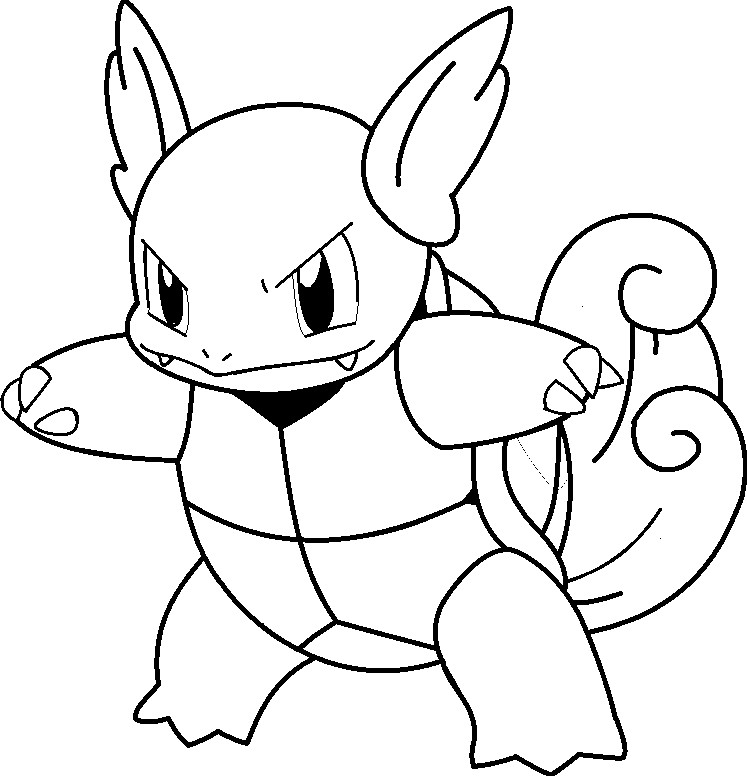 Pokemon Squirtle Coloring Pages
 Pokemon Base WarTortle by Kanean on DeviantArt