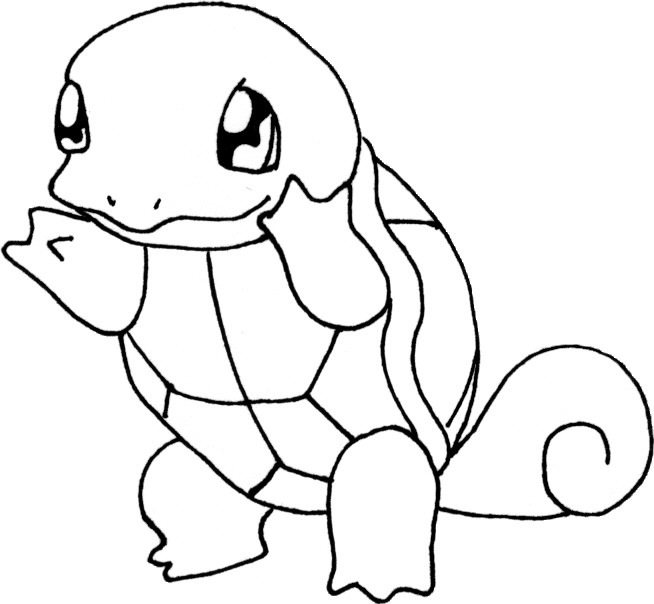 Pokemon Squirtle Coloring Pages
 Pokemon coloring page 007 le coloring pages