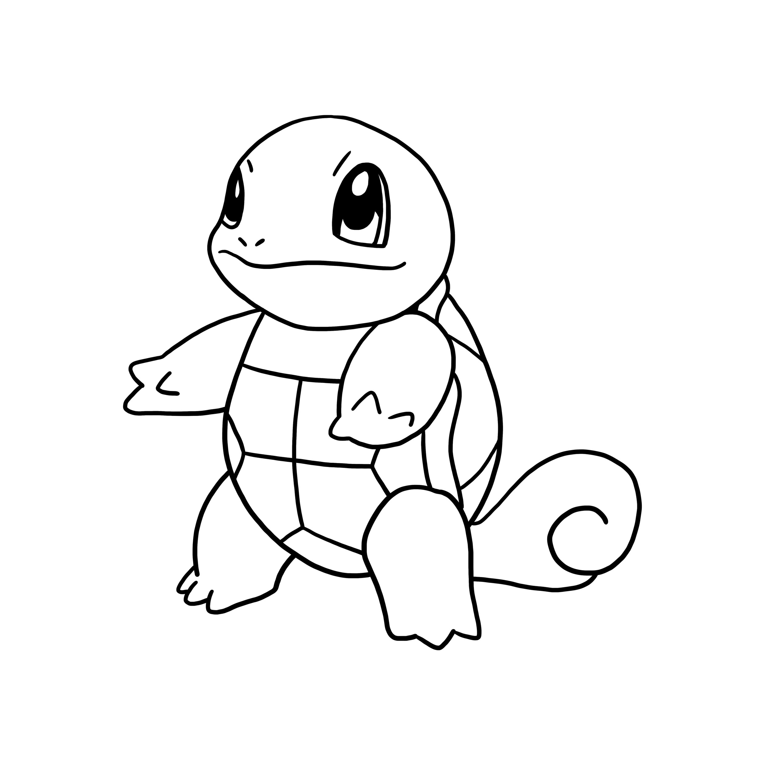 Pokemon Squirtle Coloring Pages
 Pokemon Drawing Squirtle Sketch Coloring Page Coloring Home