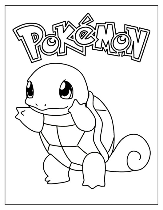 Pokemon Squirtle Coloring Pages
 Squirtle Coloring Pages for Pokemon Fans Coloring Pages