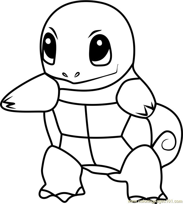 Pokemon Squirtle Coloring Pages
 Squirtle Pokemon GO Coloring Page Free Pokémon GO