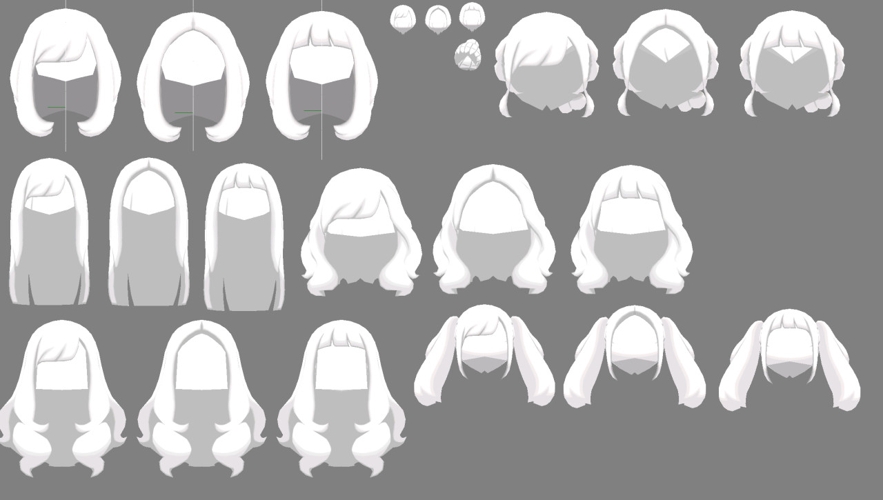 Pokemon Sun Male Hairstyles
 Pokemon Sun Moon Female Hairstyles pokemon