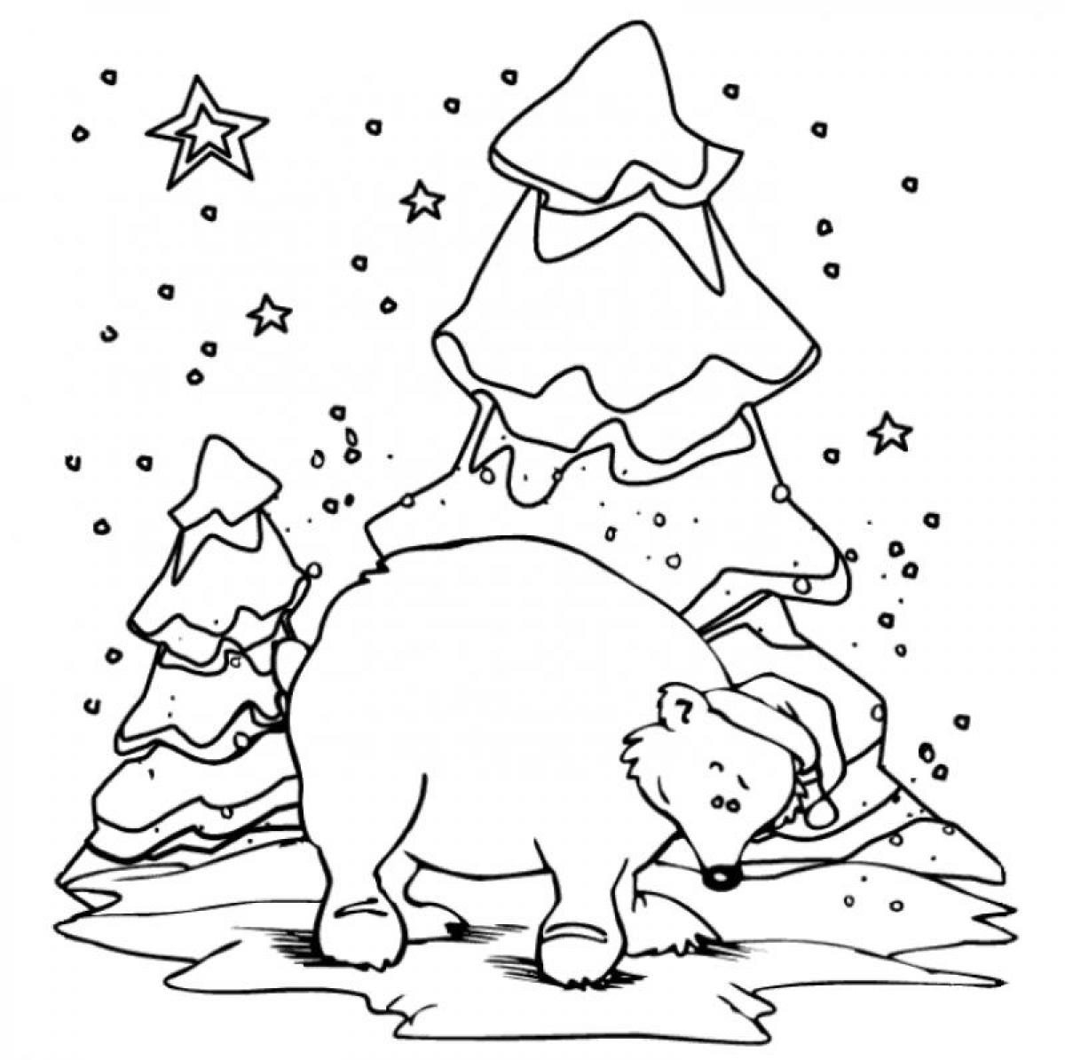 Polar Bear Coloring Sheet
 Polar Bear Coloring Sheet Page Image Clipart