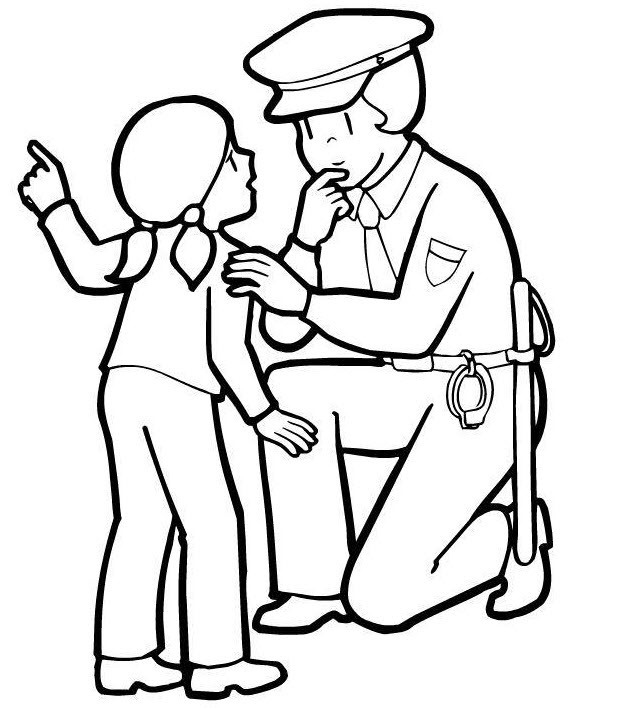 Police Officer Coloring Pages
 Police ficer Coloring Pages