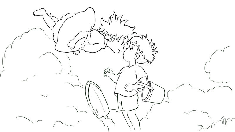 Ponyo Coloring Pages
 Kiki And Ponyo Coloring Pages Coloring Pages