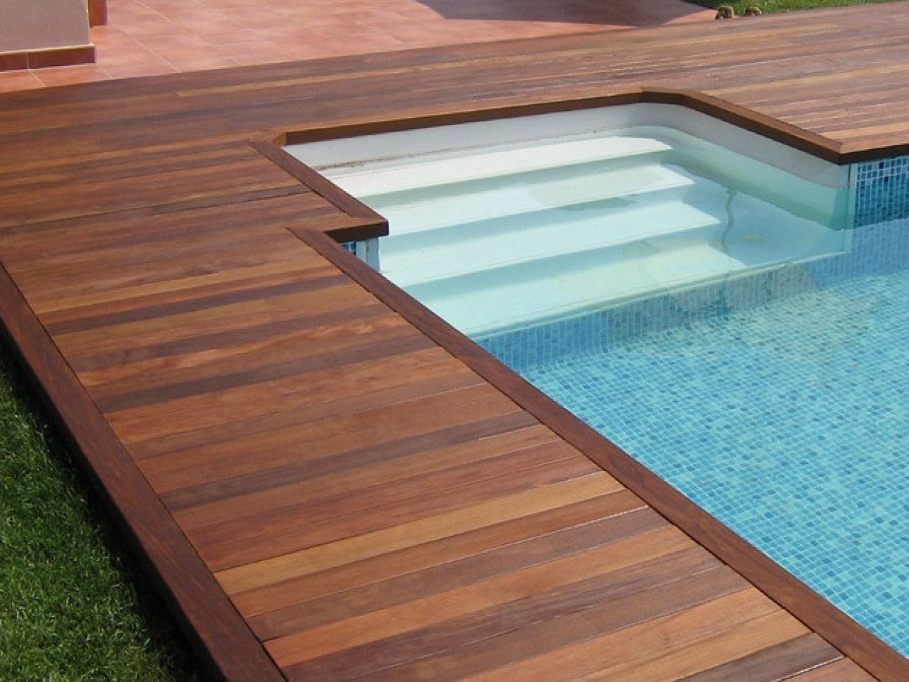 Best ideas about Pool Deck Ideas For Inground Pools
. Save or Pin Inground pool deck ideas concrete pool decks photo Now.