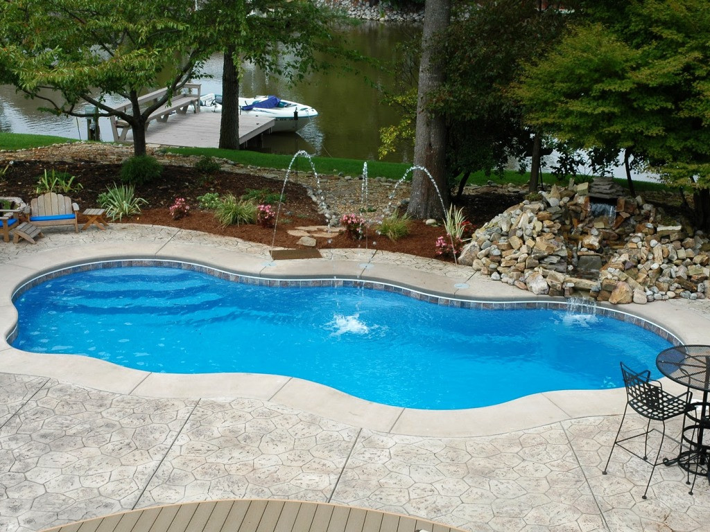 Best ideas about Pool Deck Ideas For Inground Pools
. Save or Pin Extraordinary Inground Pool Designs Ideas Now.