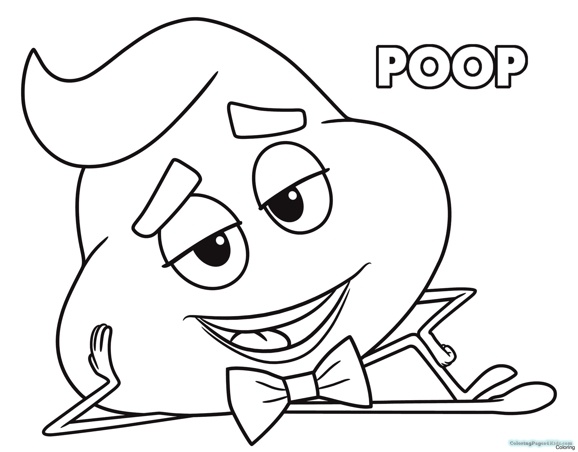 Poop Coloring Pages
 Emojis Coloring Pages Poop All Free Printable Free