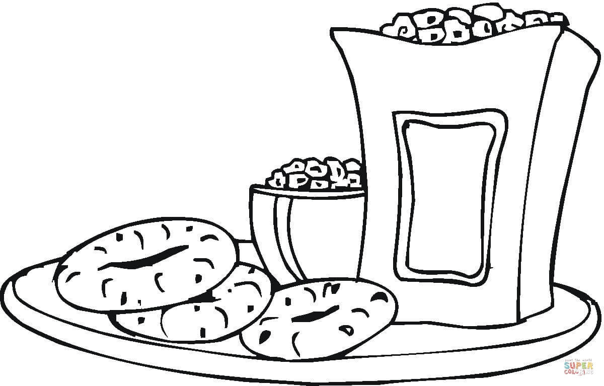 Popcorn Coloring Pages
 Popcorn Coloring Pages Printable Coloring Home