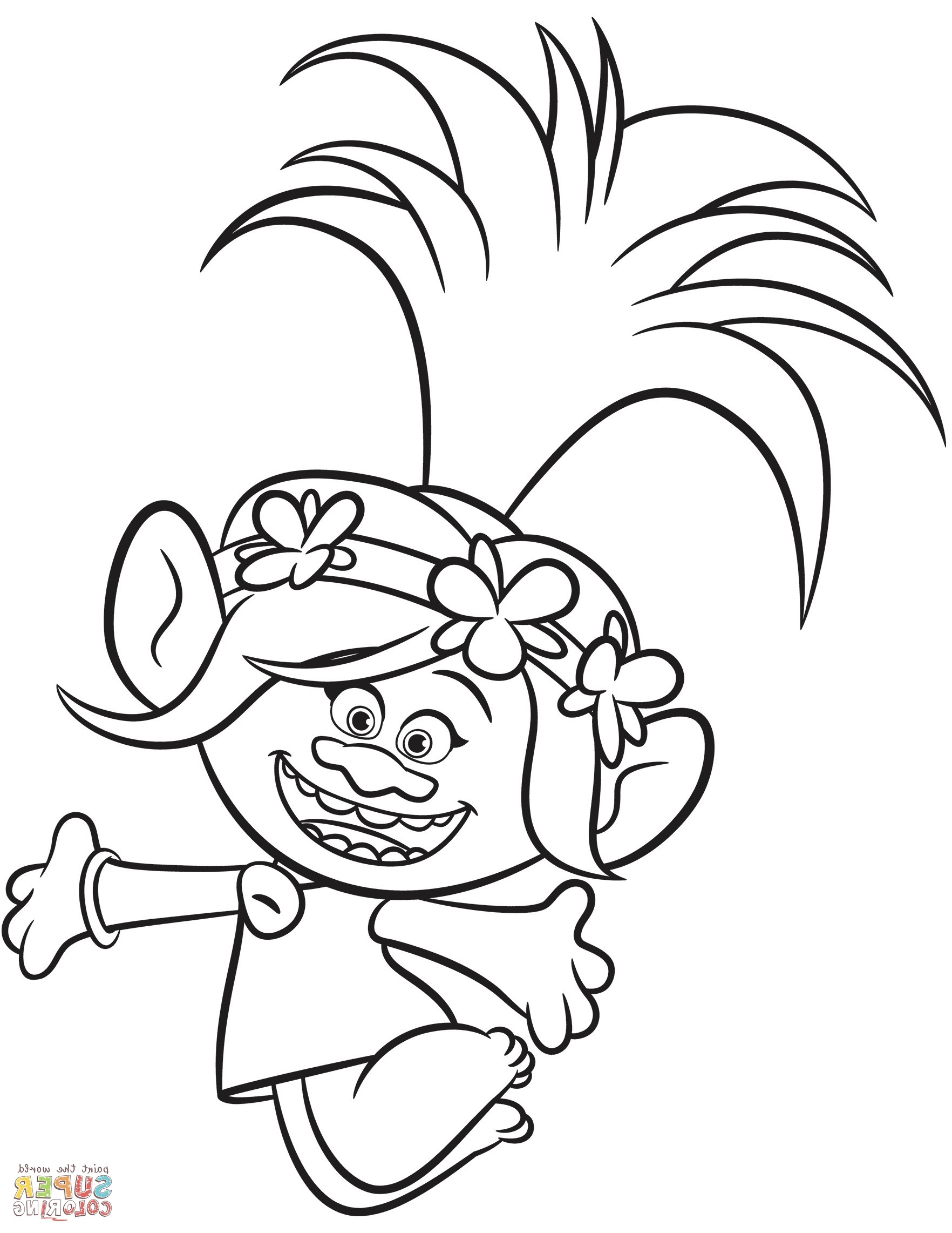 Poppy Trolls Coloring Pages
 Princess Poppy Coloring Pages Download Free Coloring Books